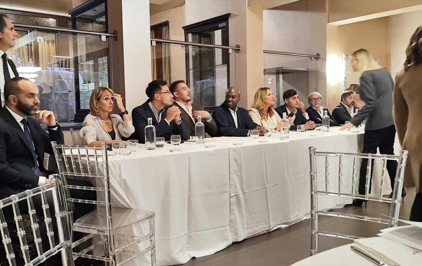 Il Consiglio Direttivo di Ethica Club Deal alla serata di debutto, Napoli